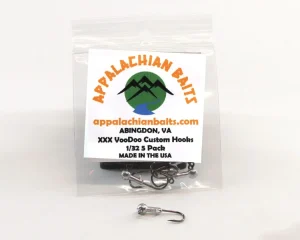 Appalachian Baits VooDoo XXX 1/32 JIG HOOK (5 count)