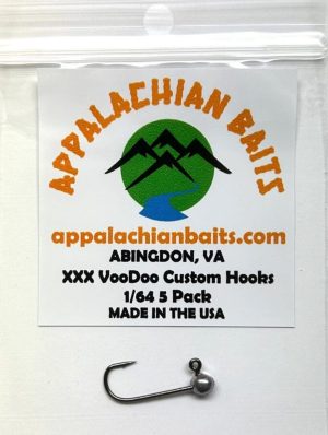 Appalachian Baits VooDoo XXX 1/64 JIG HOOK (5 count)