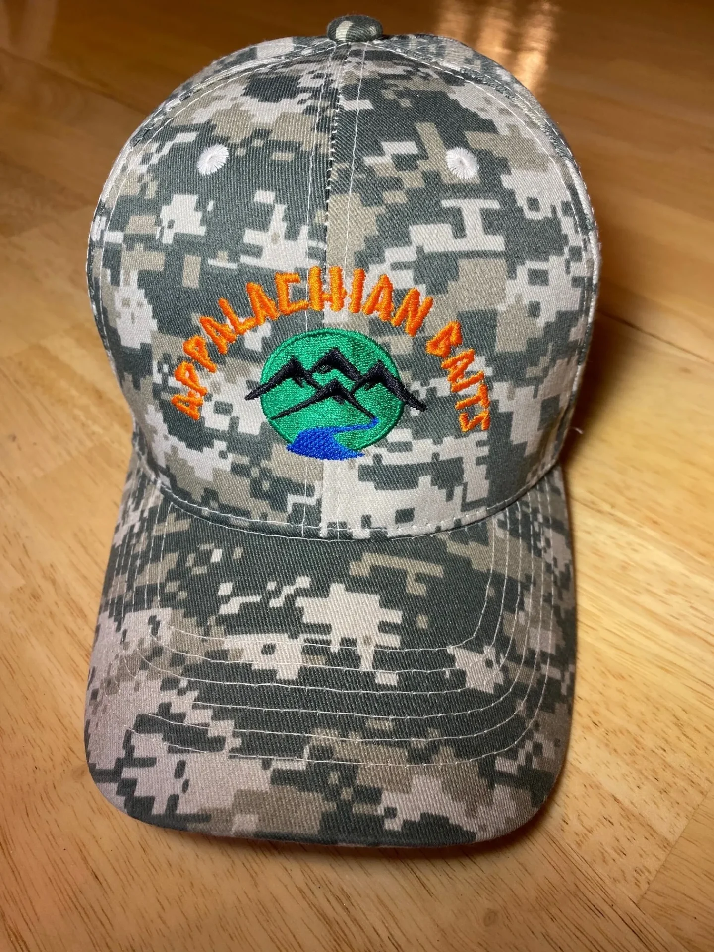 Digital Camo Unisex Embroidered Baseball Cap - Image 2