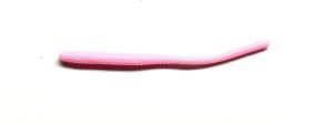 BUBBAGUM Mountin Wormz, 2 1/4" Soft Sinking Fishing Bait Worms, UNSCENTED (15 count)