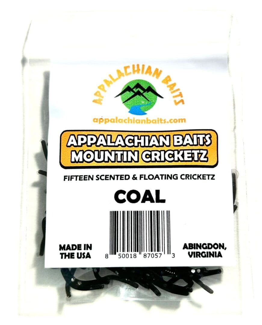 COAL Mountin Cricketz, 13/4" Soft Floating Fishing Bait Crickets, Scented, (15 count) - Image 3