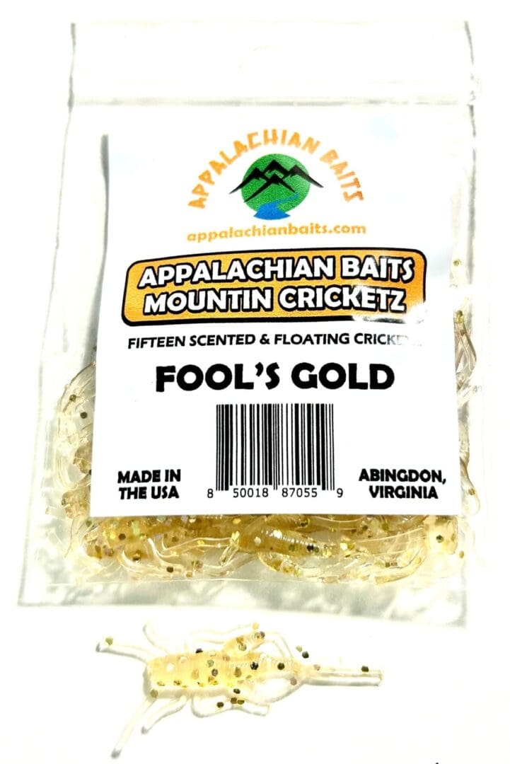FOOL'S GOLD Mountin Cricketz, 13/4" Soft Floating Fishing Bait Crickets, Scented, (15 count) - Image 2