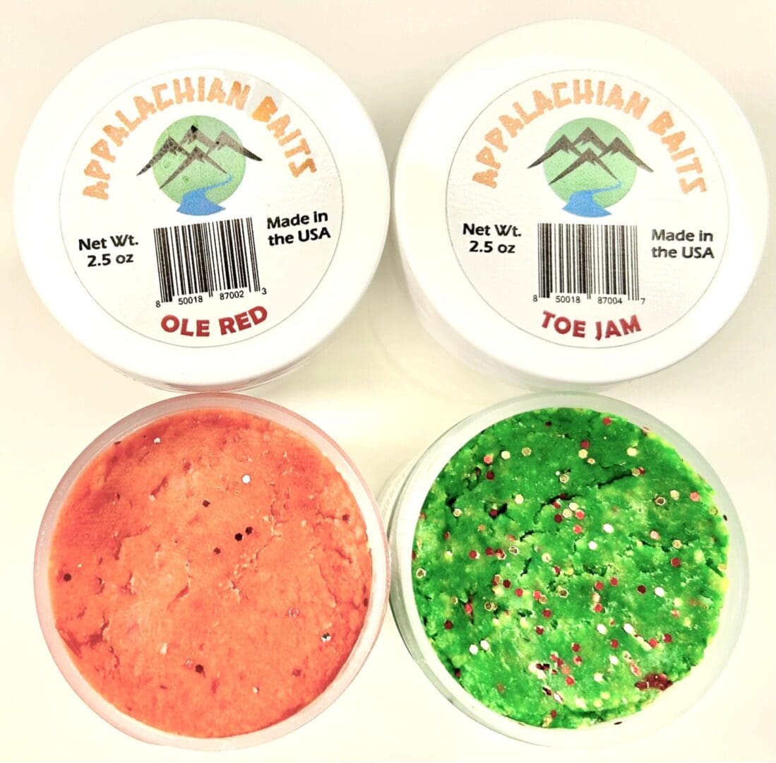 OLE RED/TOE JAM Combo, Soft Sinking Dough Baits, Scented, 2.5 oz, (2 count)