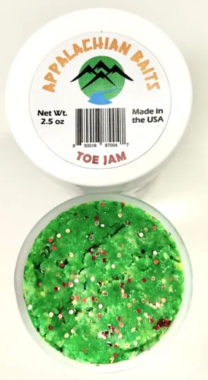 TOE JAM, Soft Sinking Dough Bait, Scented, 2.5 oz